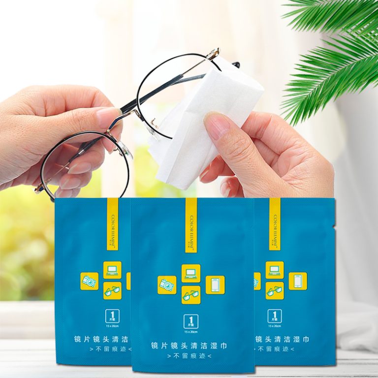 OEM Lens & Screen Cleaning Wipes | Streak-Free & Fast-Drying | Portable Single Packs | iColor