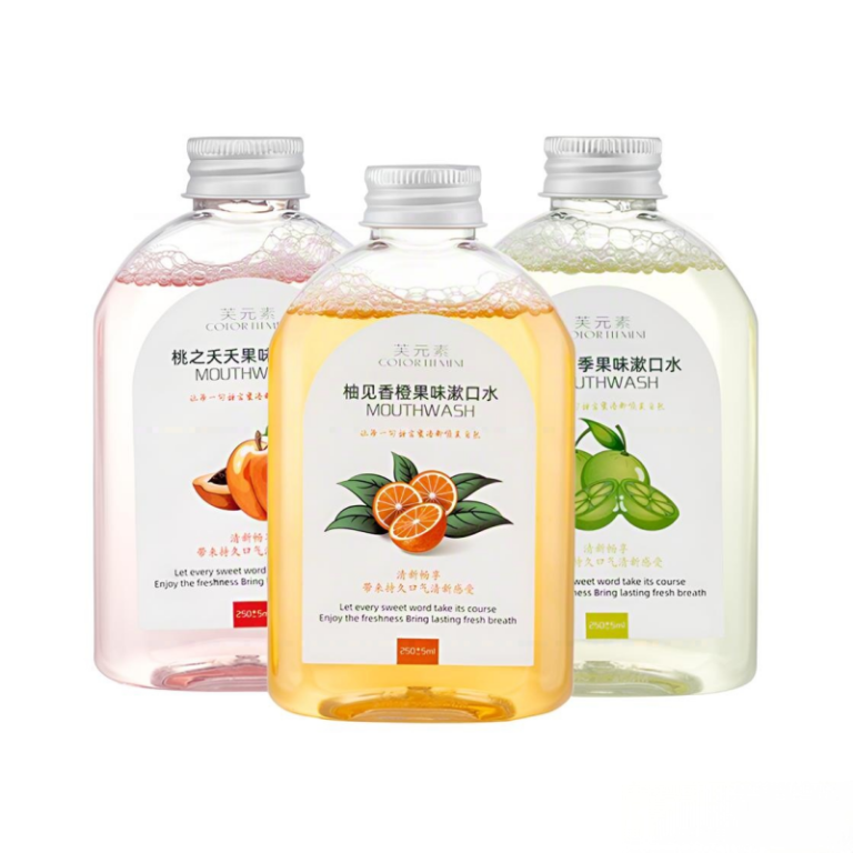 OEM Mouthwash Flowers & Fruits Series | Long-Lasting Fresh Breath | iColor