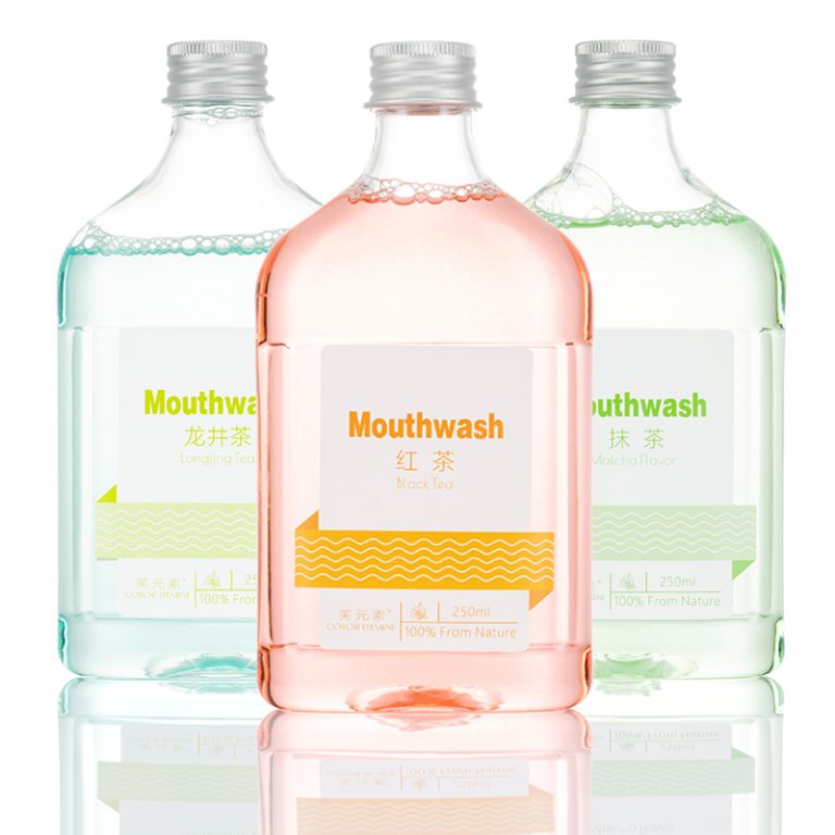 OEM Mouthwash Natural Tea-Flavored |  custom mouthwash manufacturer iColor
