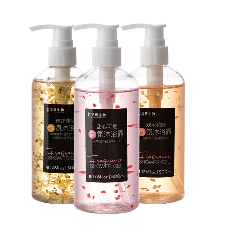 Particle Shower Gel – Custom Natural Plant-Based Formula with Fun Shapes | iColor