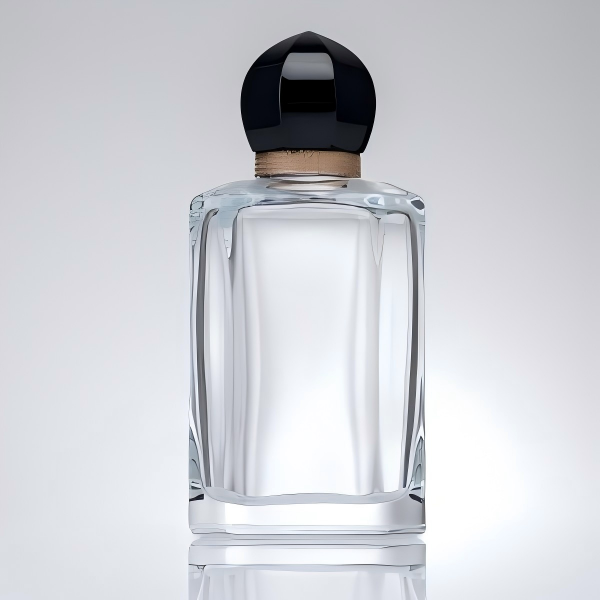 130ml Custom Perfume Bottle with Black Rounded Design Top | iColor | OEM Design, Mold & Produce