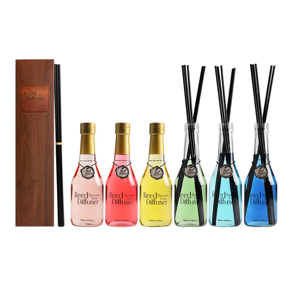 iColor Champagne Bottle Reed Diffuser Set