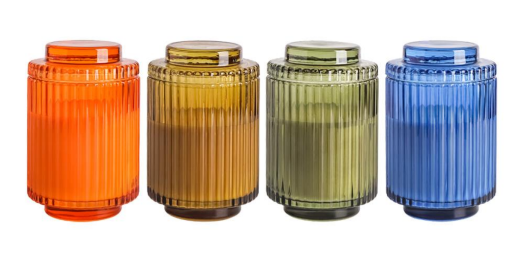 iColor Light & Ribbed Glass Scented Candle Set2 iColor cosmeticspng