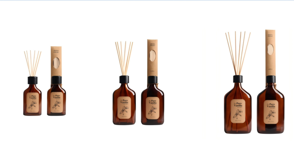 Pavilion Amber Reed Diffuser Set